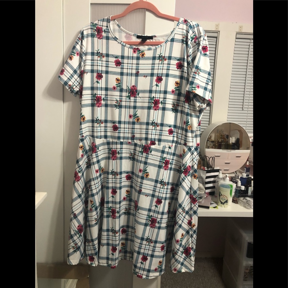 Floral Forever 21 Plus Size Dress